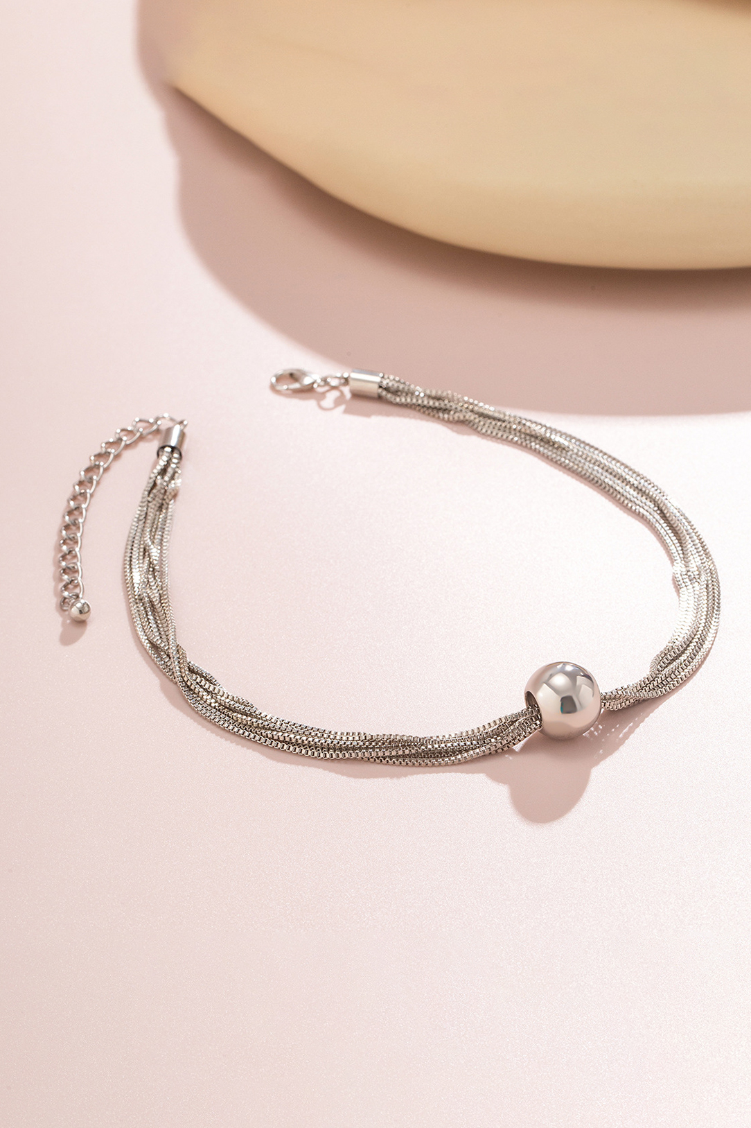 Punk Multi-Layer Chain Stacking Necklace Ball Choker