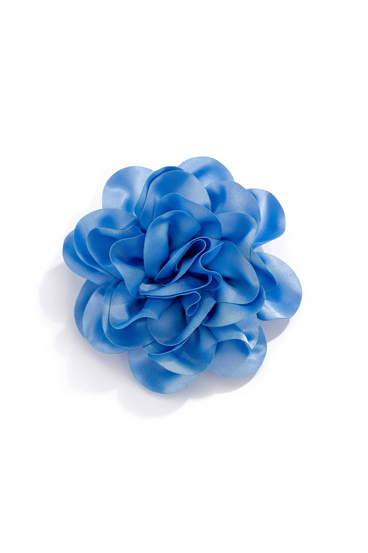 Satin Flower Brooch Duckbill Clip Pin Dual-Purpose Rose Brooch-chiclody