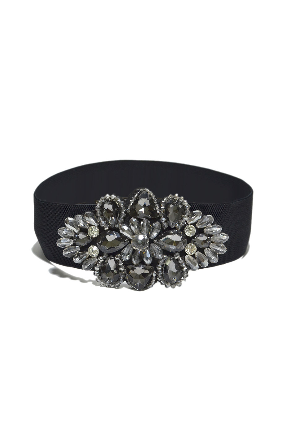 Women's Rhinestone Elastic Belt Crystal Waist Seal