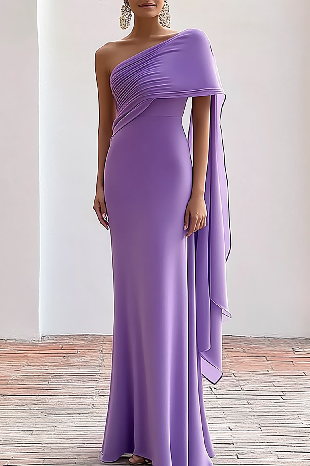 Formal Work Party Boat Neck Royal Blue Sleeveless Belted Slit Midi Dre