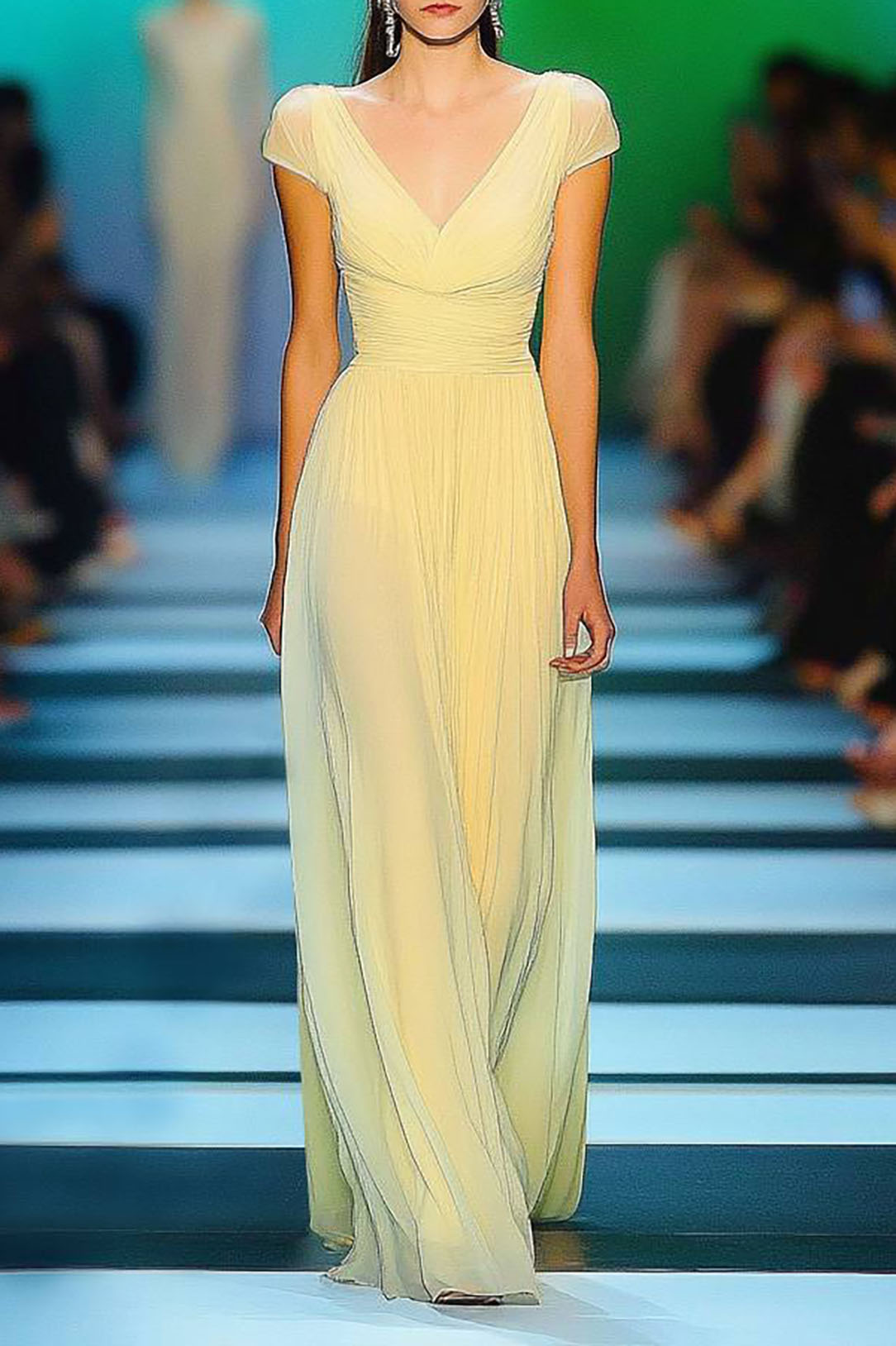 Off-Shoulder Split Maxi Dress main image 1