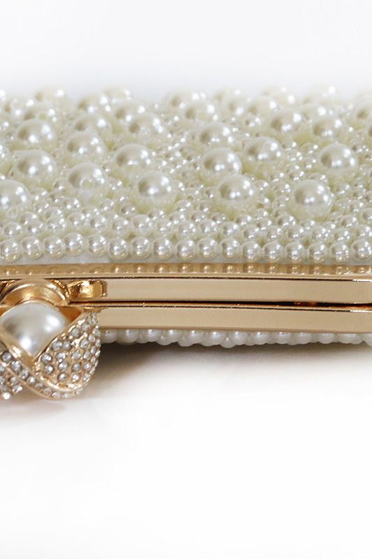 Formal Party Daily Work Pearl Handbag