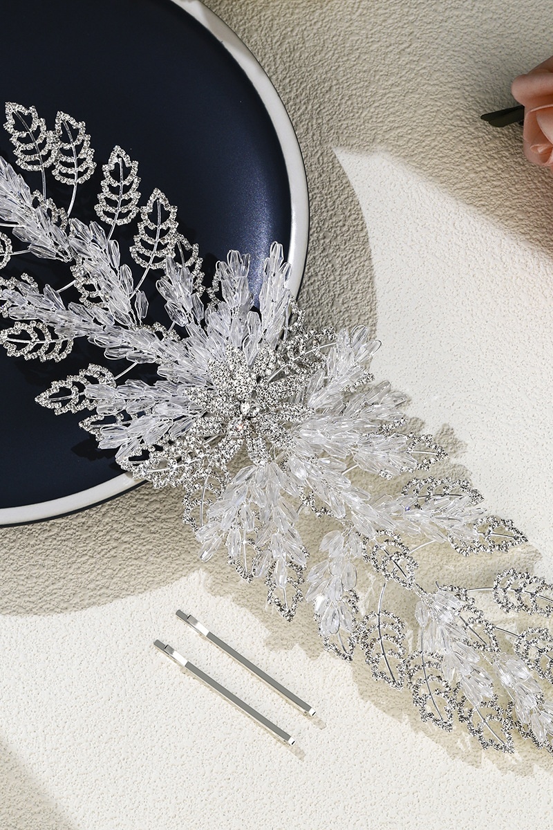 Bridal Crystal Flower Wedding Hair Accessories