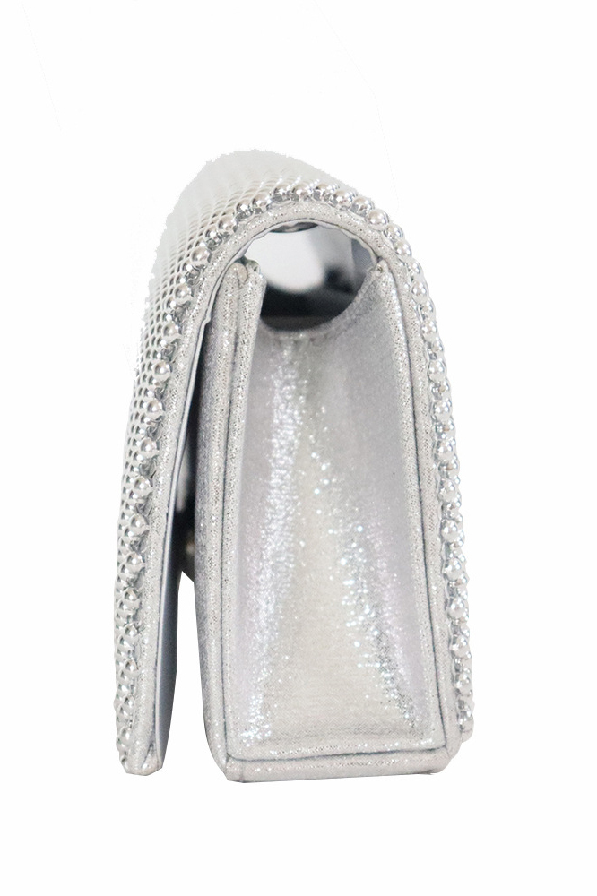 Daily Work Party Aluminum Beads Trifold Bag