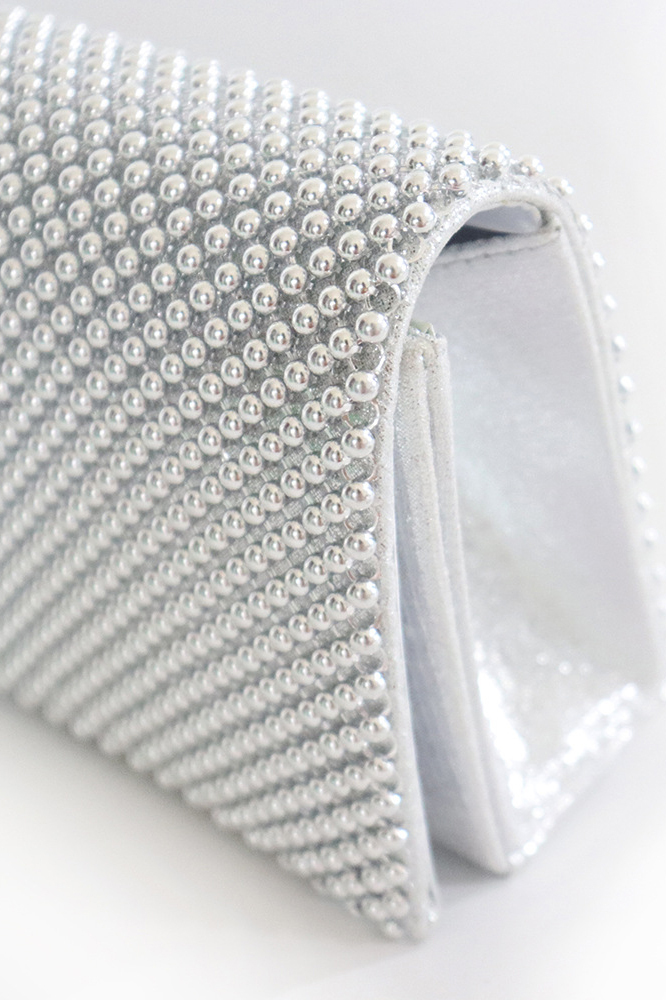 Daily Work Party Aluminum Beads Trifold Bag