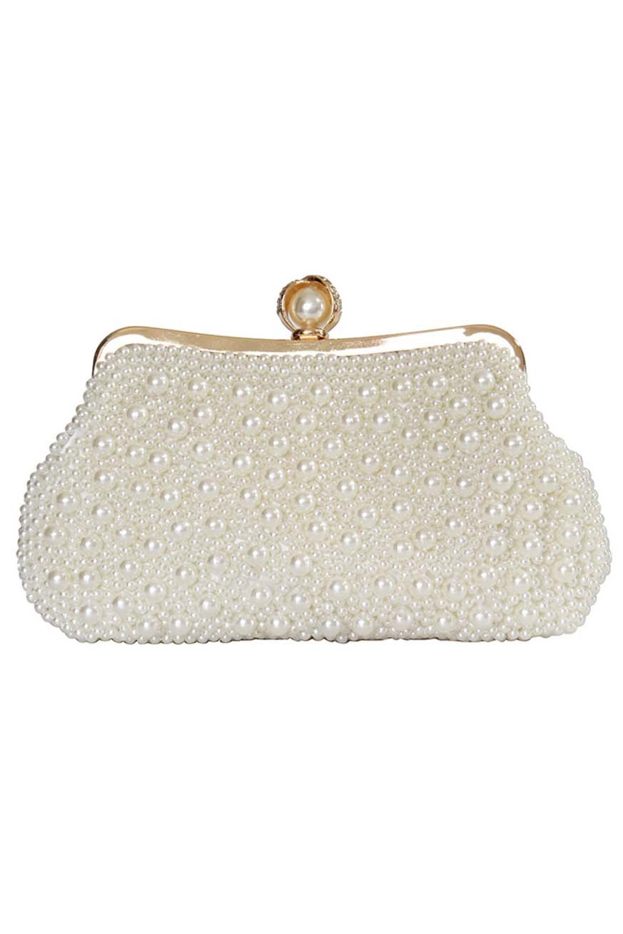 Formal Party Daily Work Pearl Handbag