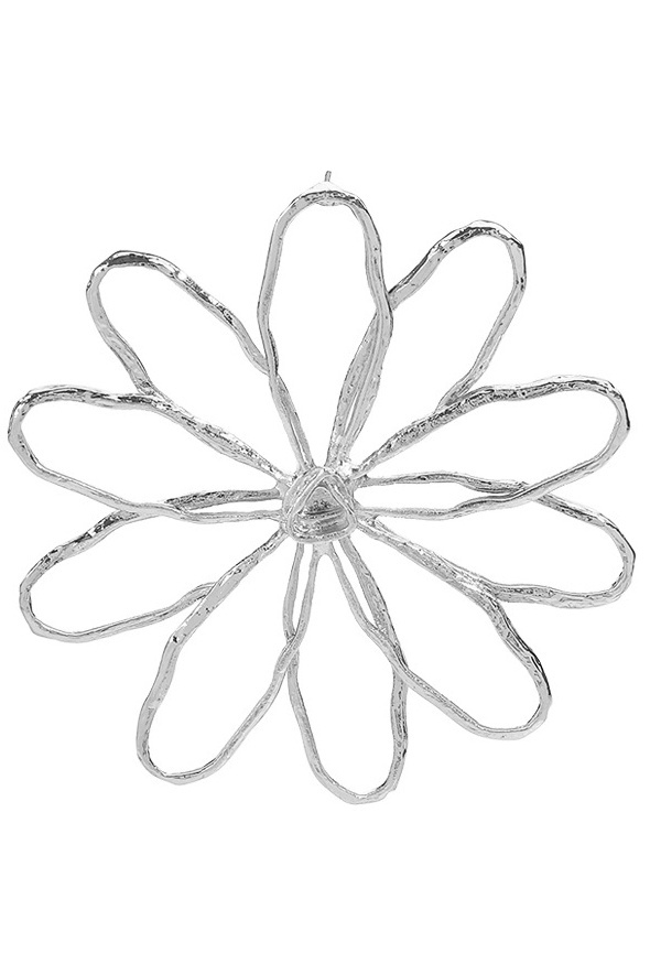 Daily Party Work Hollow Flower Simple Earrings