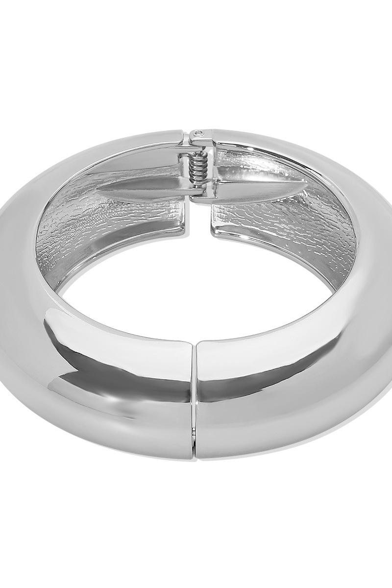 Formal Party Work Smooth Plain Hoop Bracelet-chiclody