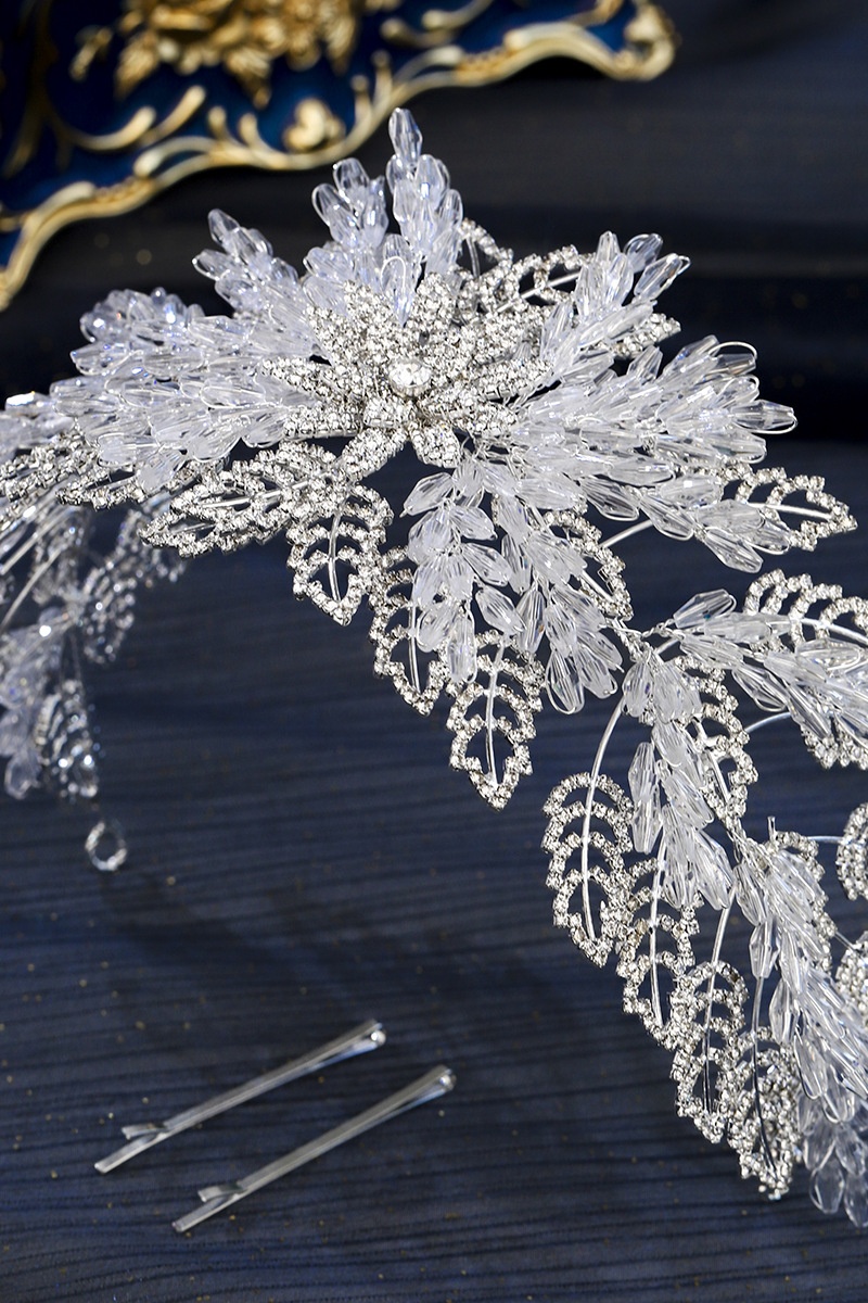 Bridal Crystal Flower Wedding Hair Accessories