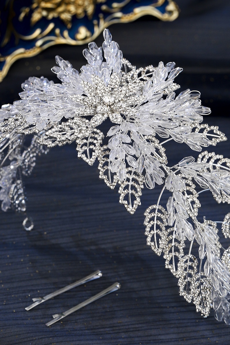 Bridal Crystal Flower Wedding Hair Accessories