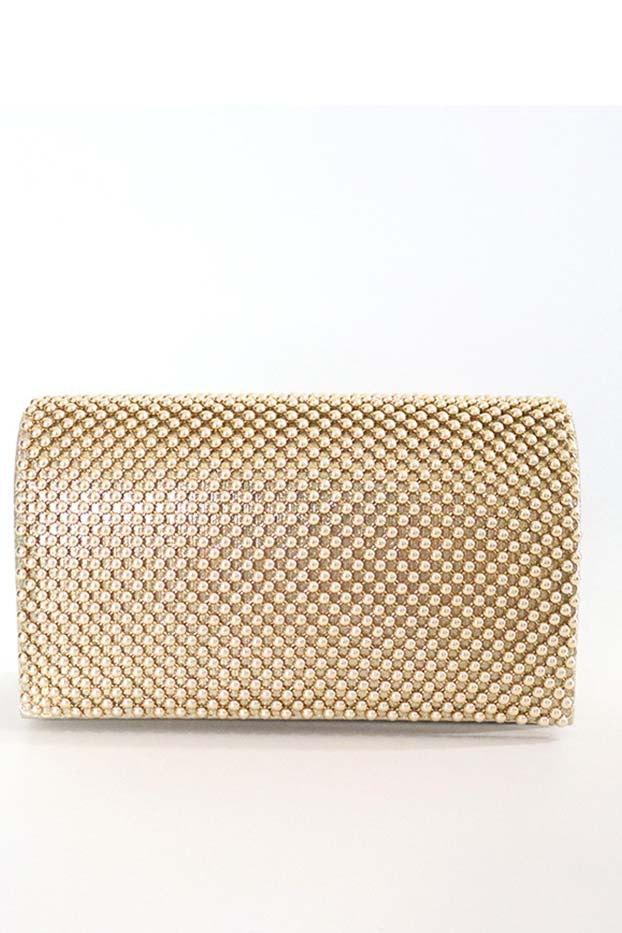 Daily Work Party Aluminum Beads Trifold Bag