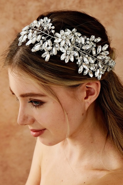 Bridal Crystal Flower Wedding Hair Accessories