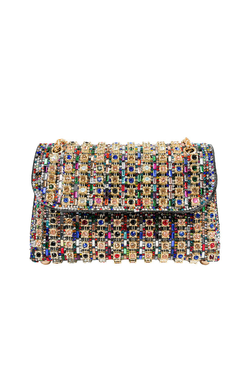 Women's Crossbody/One-Shoulder Evening Bag Diamond Inlaid Banquet Bag