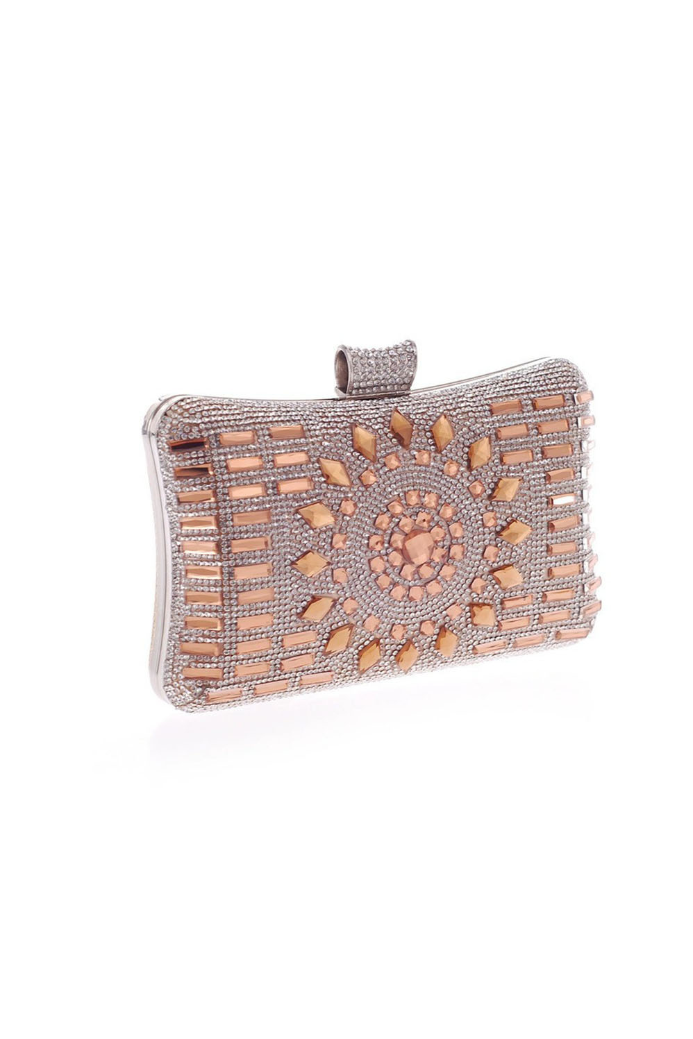 Women's Diamond Banquet Bag Chain Clutch Dress Bag