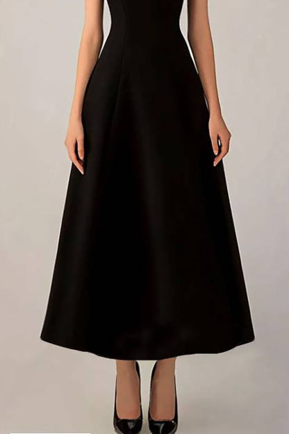 Evening Formal Colorblock Dress Black White Maxi Dress