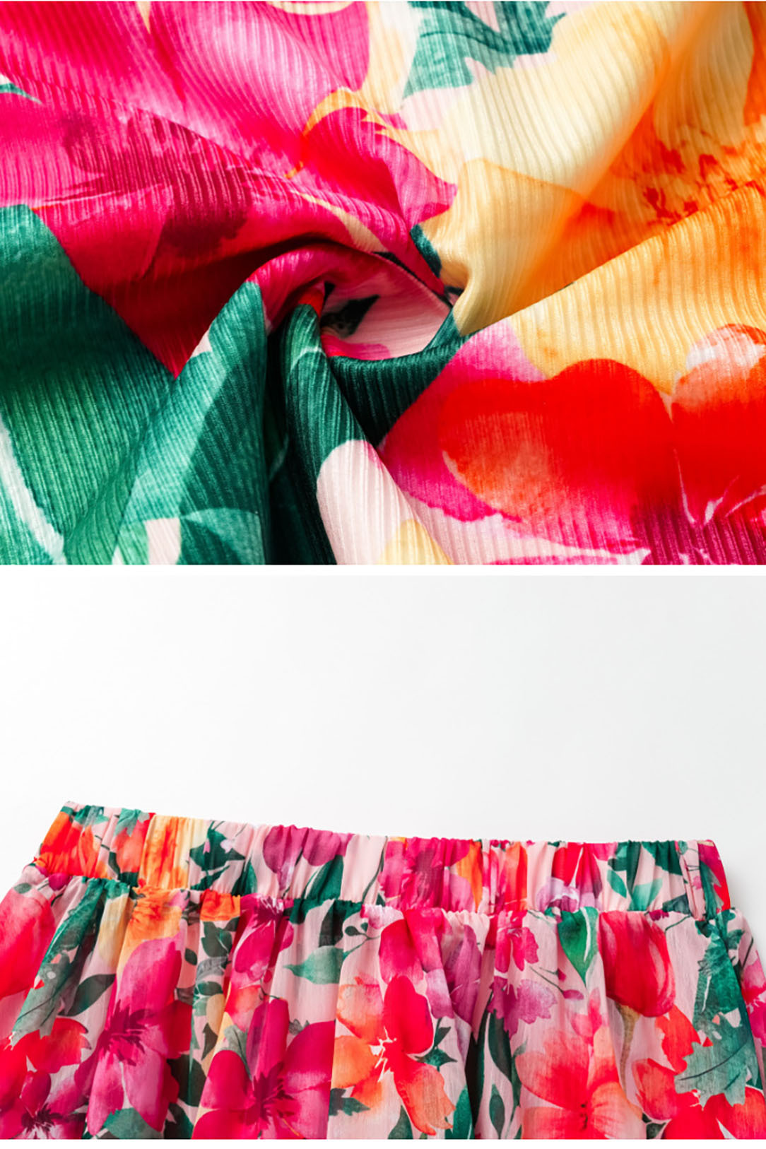 3D Printed Backless Ruffled Suspender One-Piece Swimsuit and Cover-Up