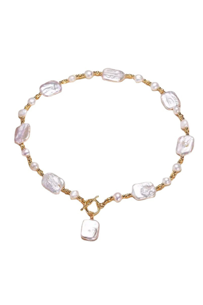 Bride Necklace Choker Earrings Baroque Imitation Pear For Weeding