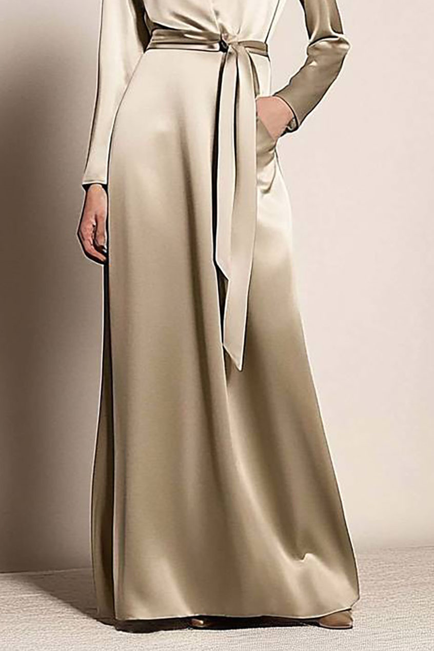 Maxi dress with pockets for special occasions