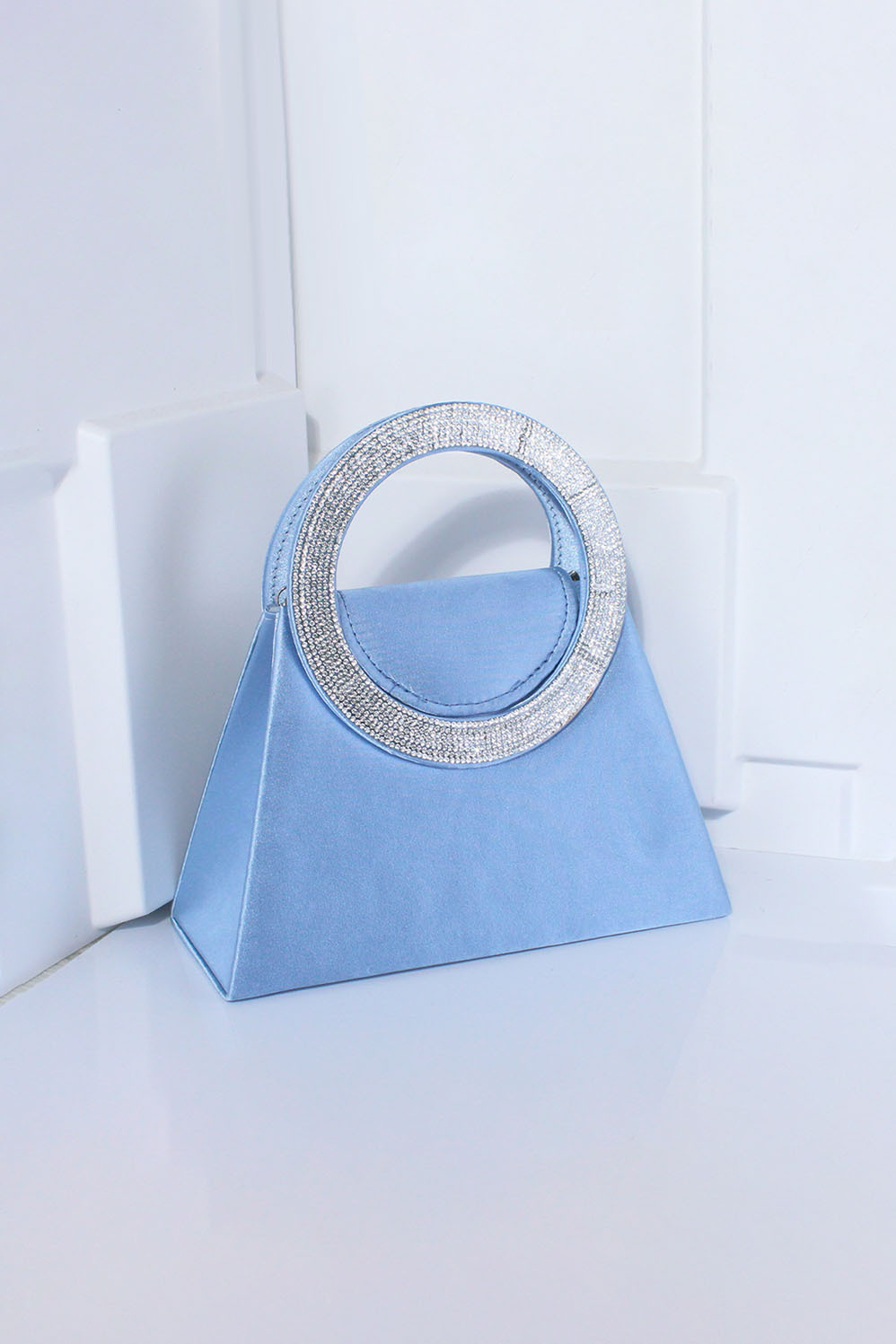 Women's Handbag Handmade Diamond Trapezoid Crossbody Chain Bag