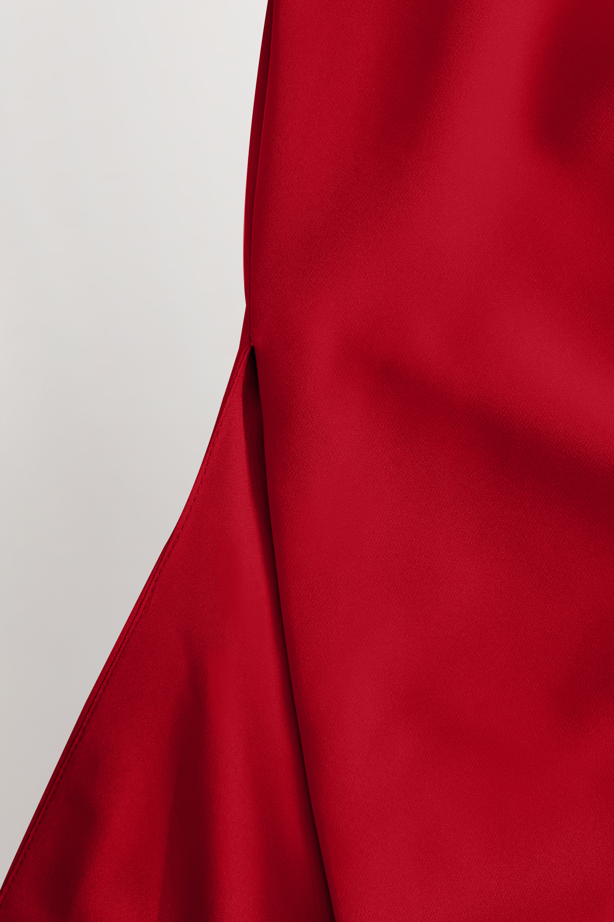 Cocktail Party Dress Off-Shoulder Red Midi Dress