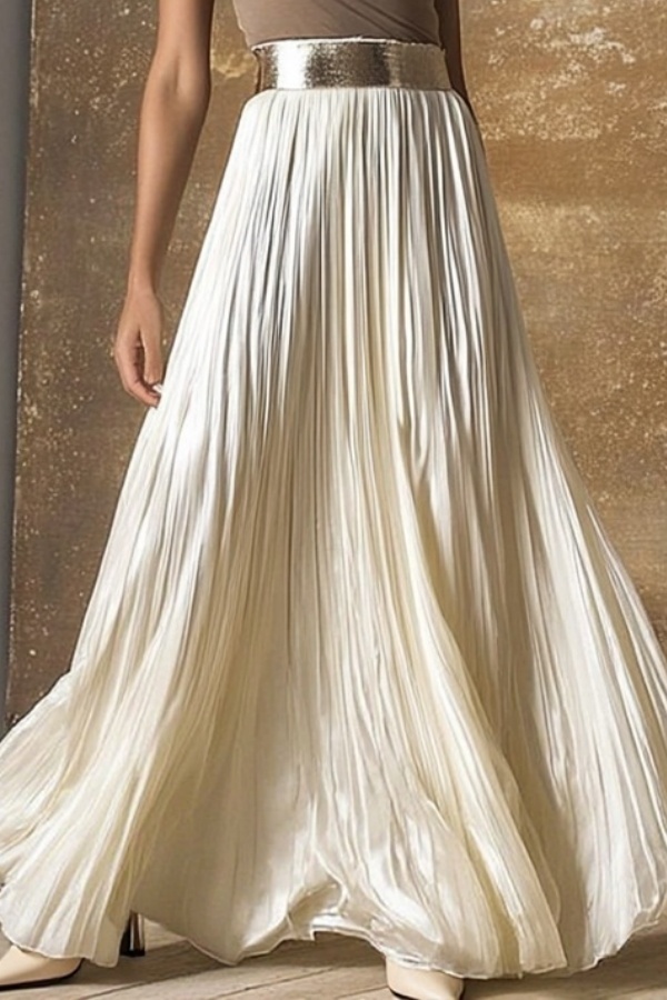 Casual Outfit Sets Coffee Turtleneck Skirts Set