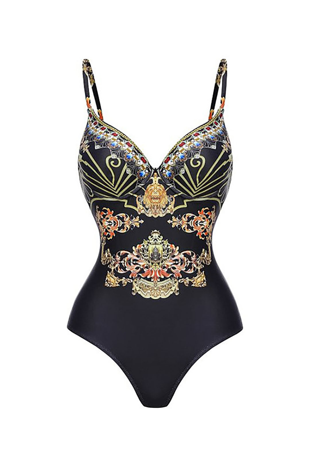 3D Printed Suspender Suspender One-Piece Swimsuit and Cover-Up