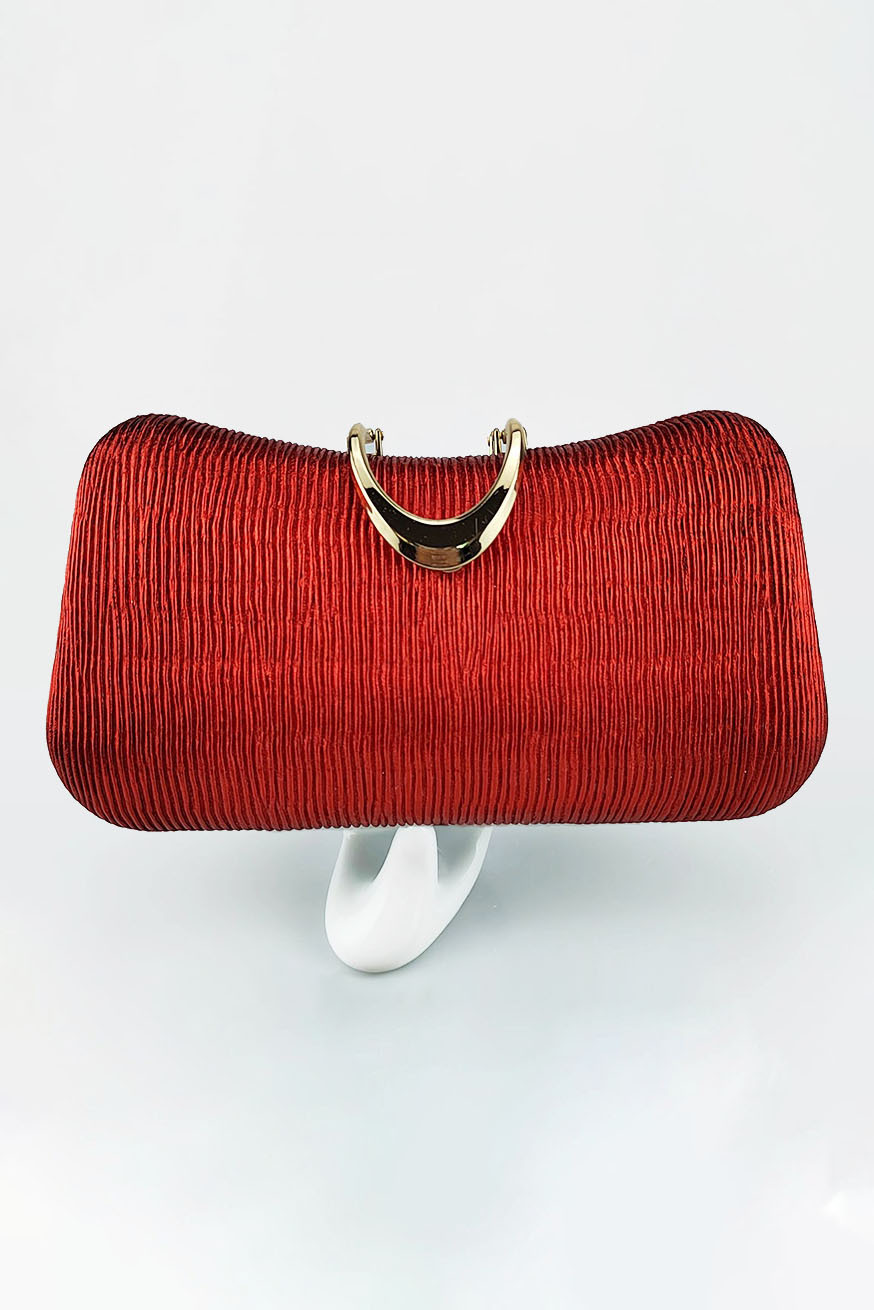 Party Shiny Bag Clutch Pleated Chain Pillow Bag