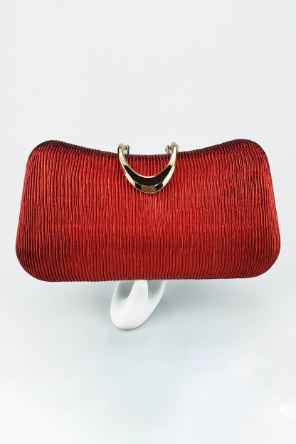 Party Shiny Bag Clutch Pleated Chain Pillow Bag