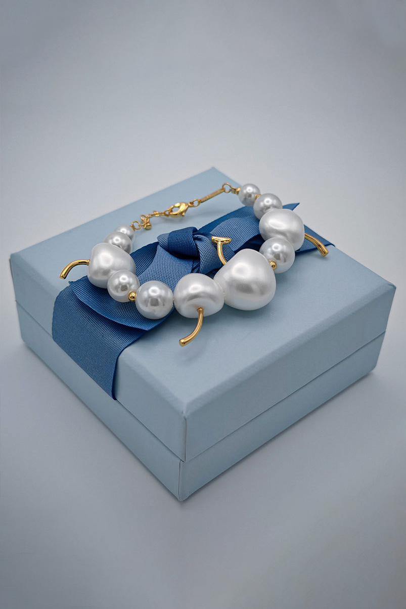 Bride Bracelet Imitation Pear For Weeding