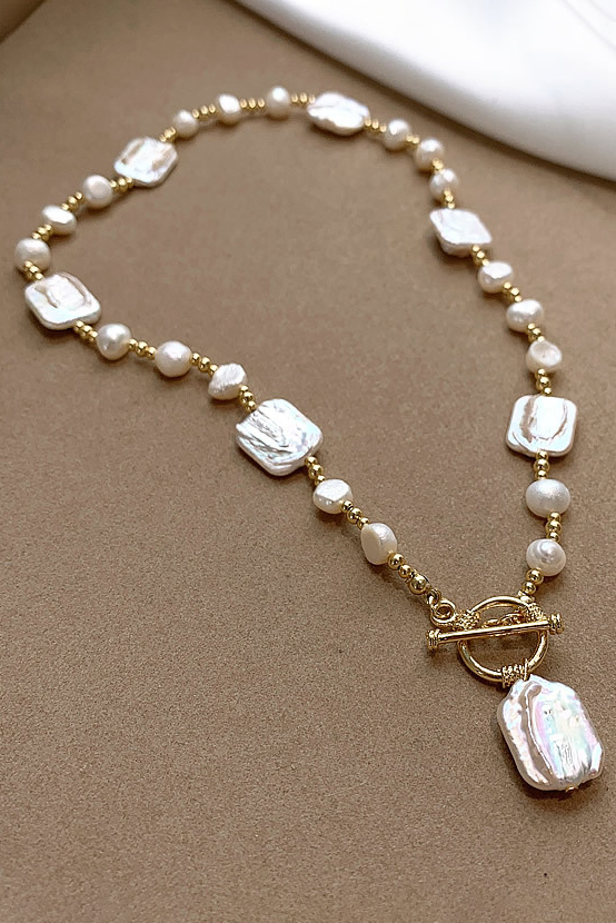 Bride Necklace Choker Earrings Baroque Imitation Pear For Weeding