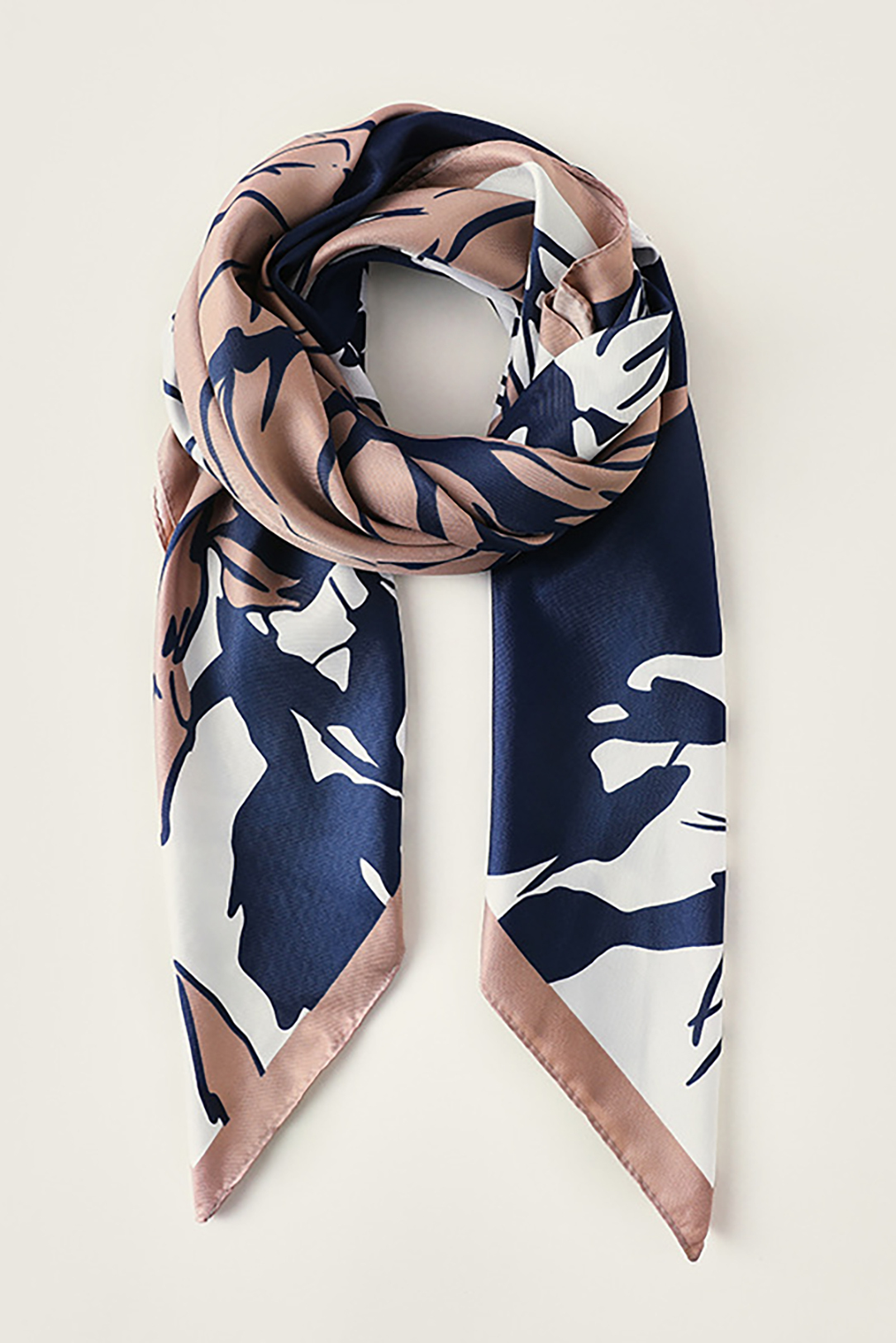 Floral Silk Scarf Square Scarf Bag Accessories Silk Scarf