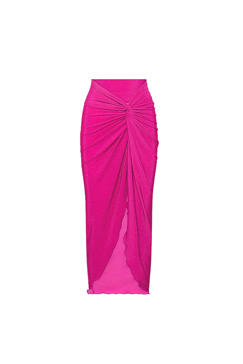 Hollow-Out Long-Sleeved Herringbone One-Piece Swimsuit and Cover-Up