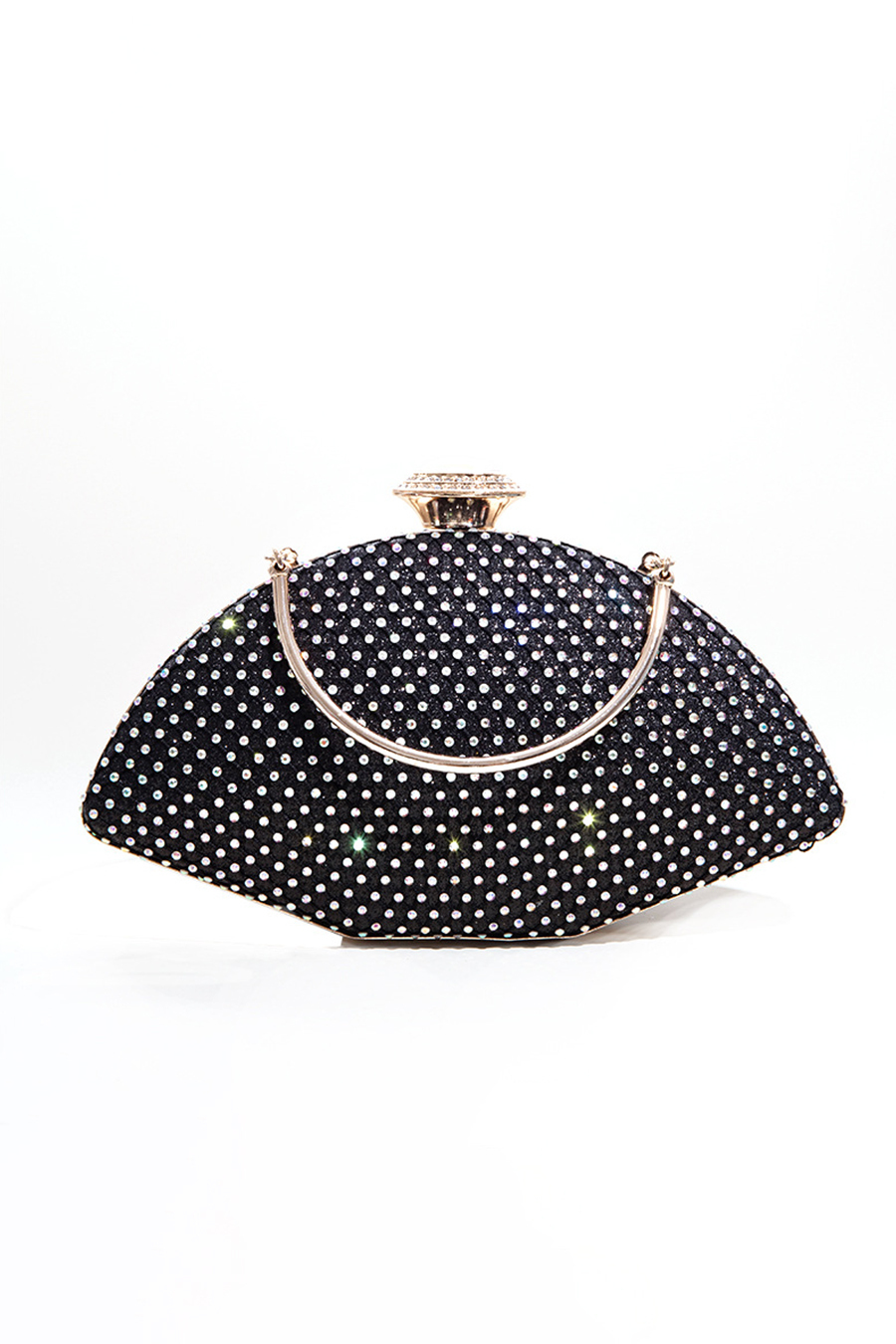Pink Metallic Evening Clutch Bag