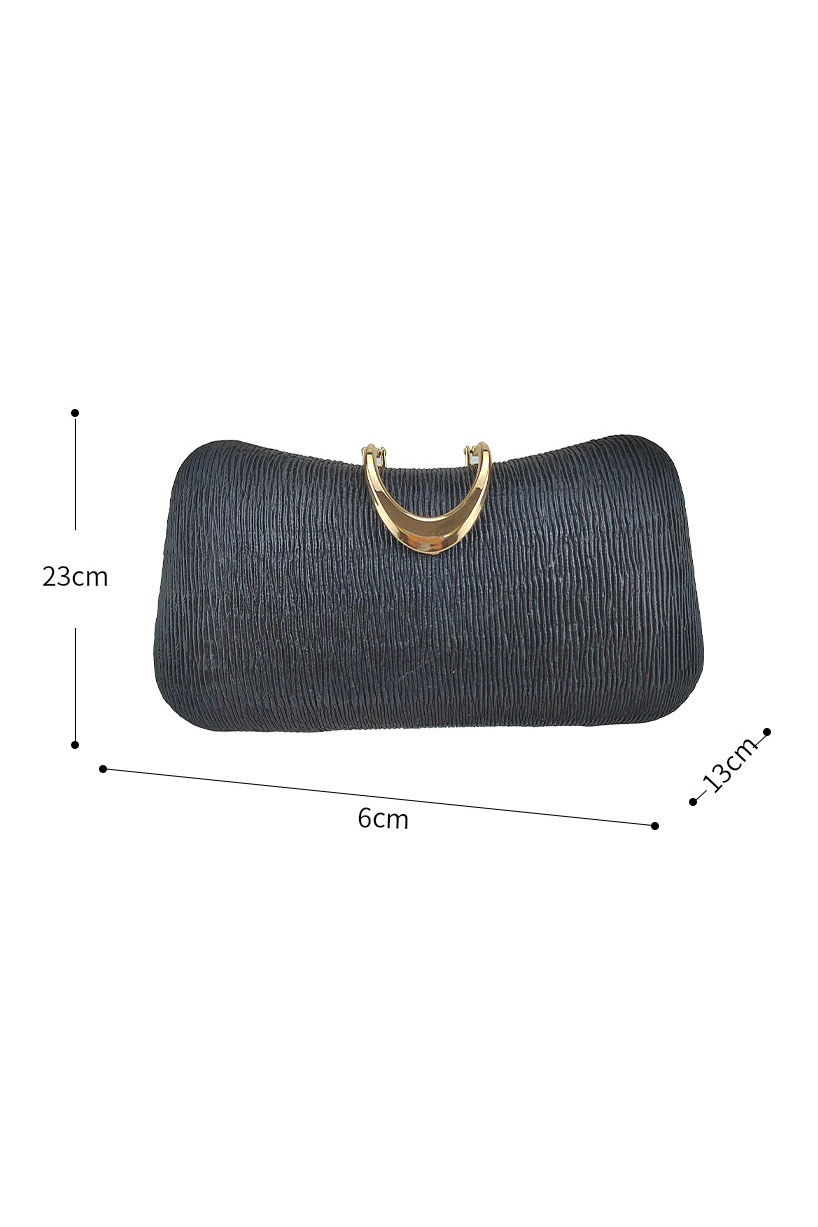 Party Shiny Bag Clutch Pleated Chain Pillow Bag