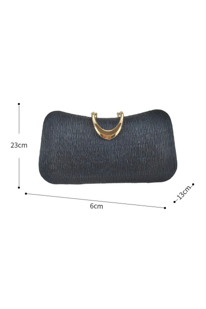 Party Shiny Bag Clutch Pleated Chain Pillow Bag