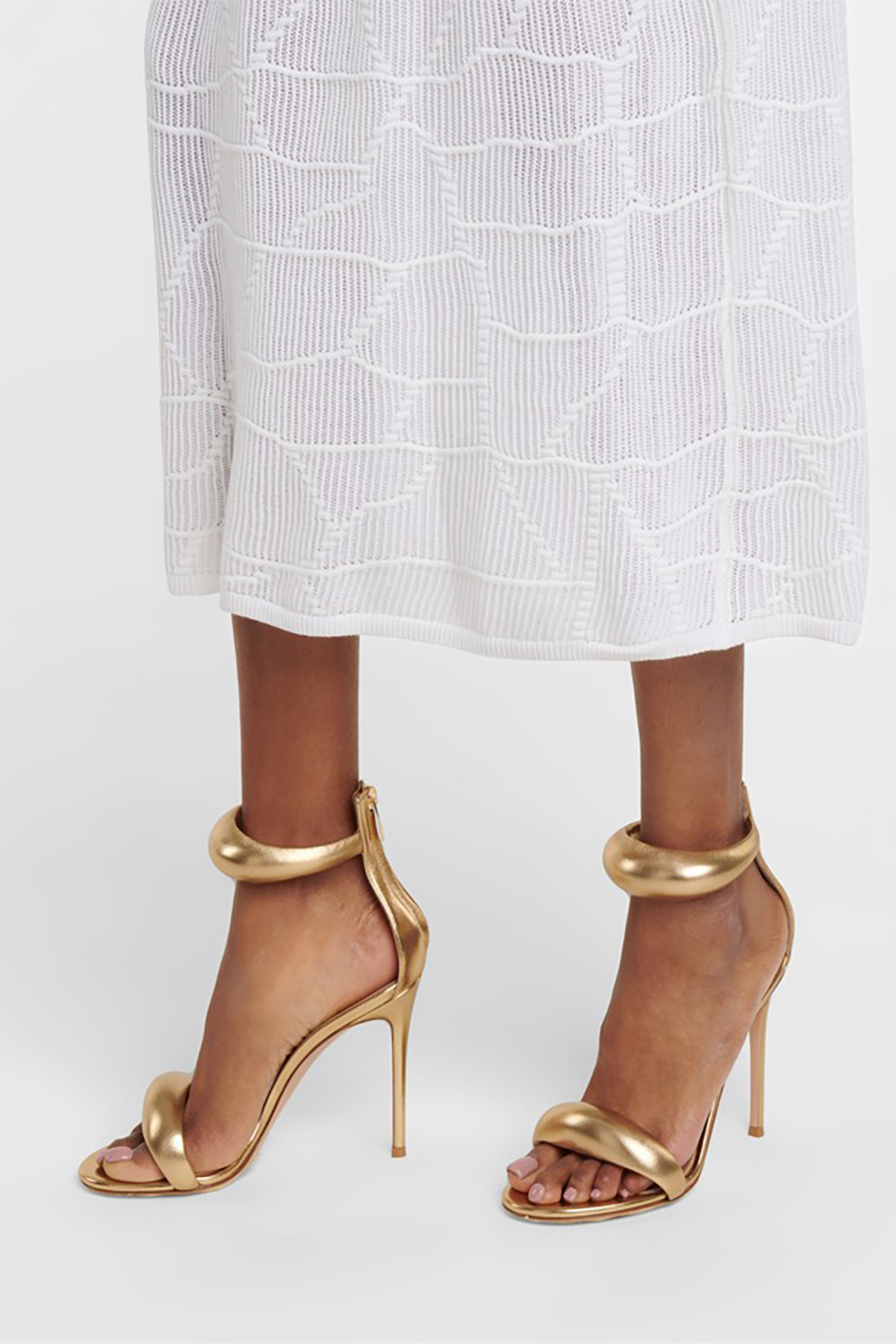 Summer Sandals Soft Sole Open Toe One-Strap 8cm Stiletto High Heels
