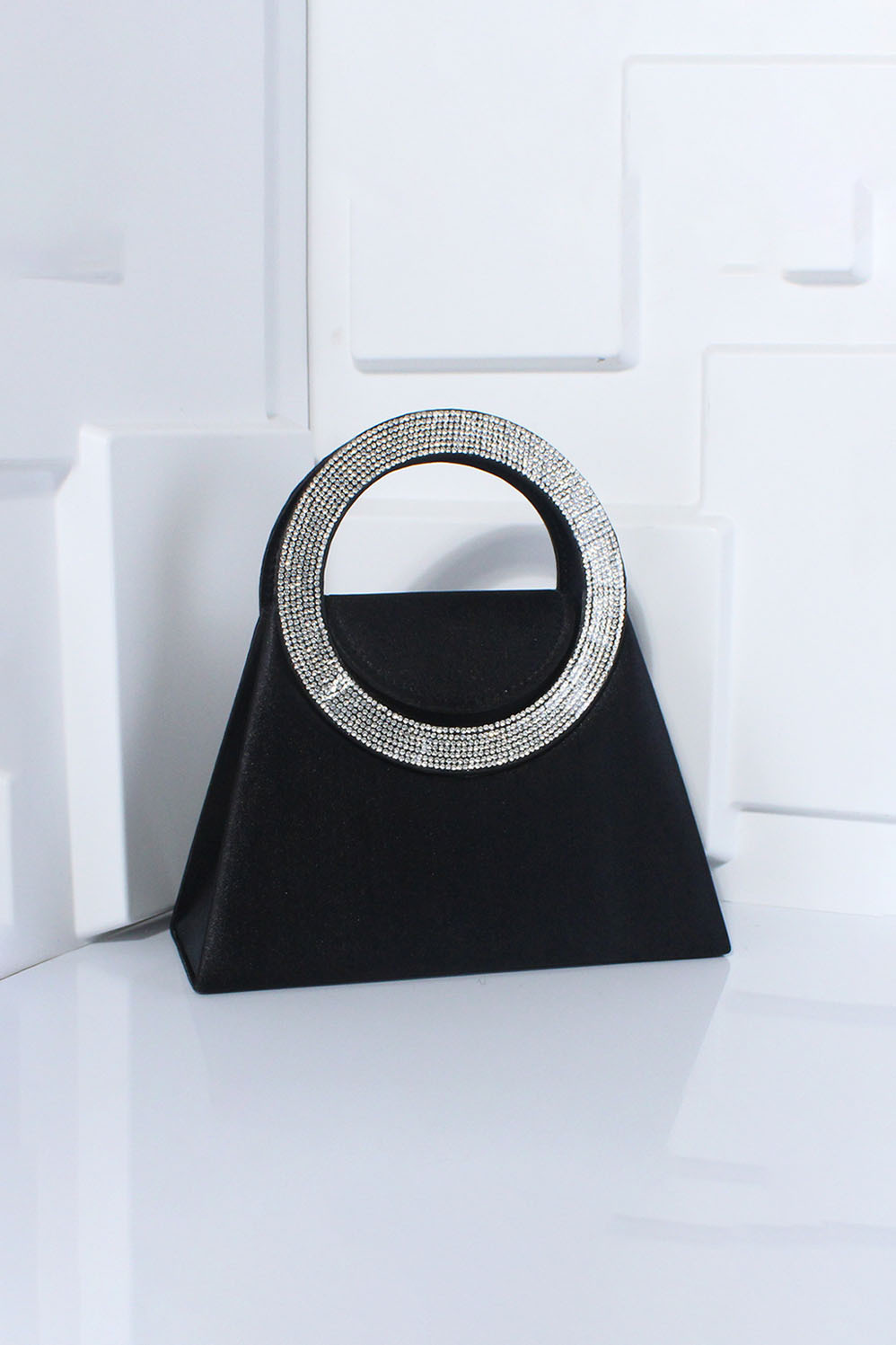 Women's Handbag Handmade Diamond Trapezoid Crossbody Chain Bag