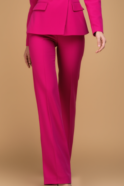 Business Blazer Suit Rose Lapel Long Sleeve Pant Set ​