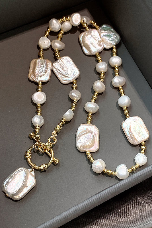 Bride Necklace Choker Earrings Baroque Imitation Pear For Weeding