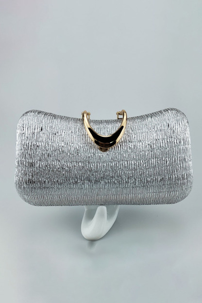 Pleated Mini Square Shoulder Bag Elegant Clutch Purse