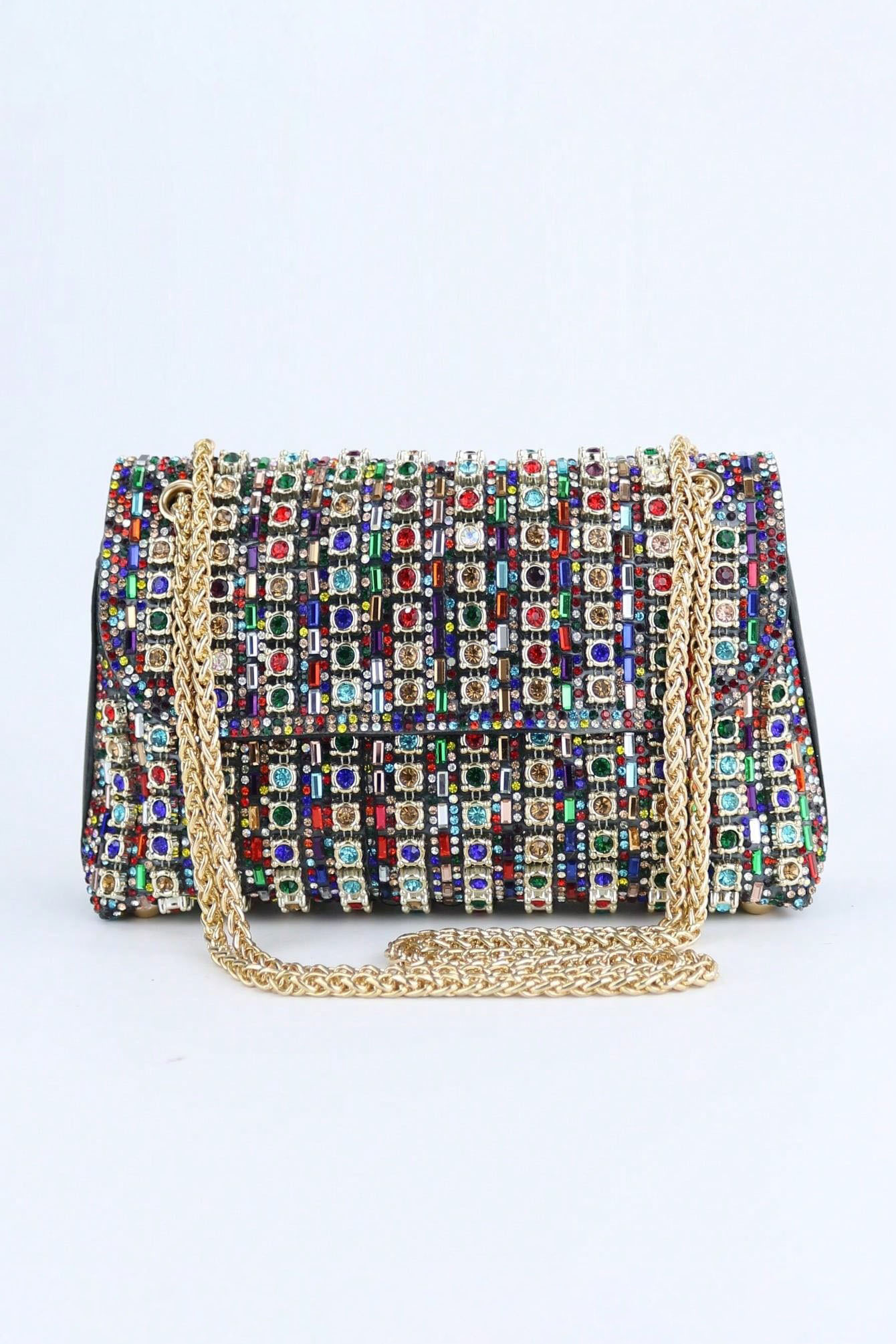 Women's Crossbody/One-Shoulder Evening Bag Diamond Inlaid Banquet Bag