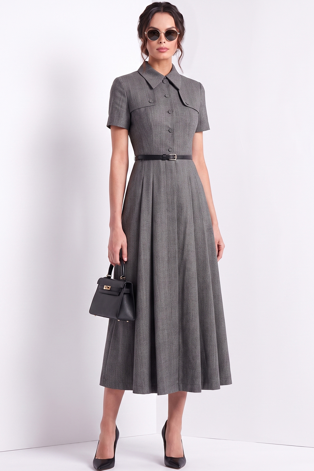 formal dark grey dress Off Shoulder Dark Grey Tulle Appliques Long Evening Prom Dresses, A-line  Custom Prom Dress, MR8252