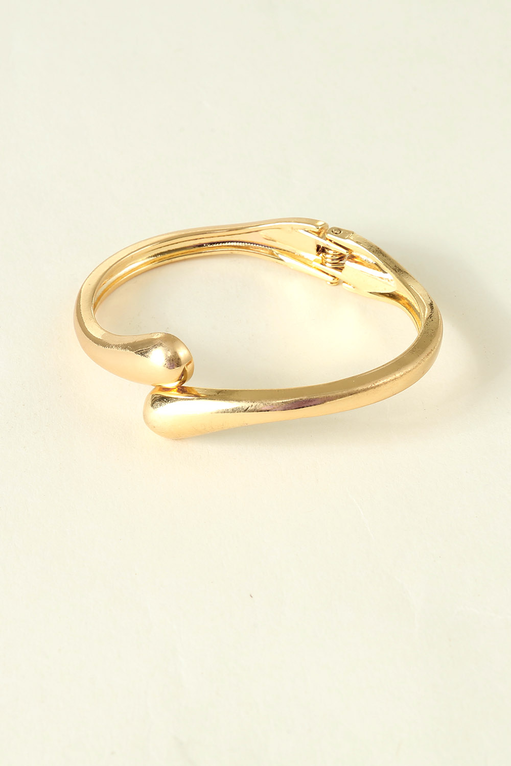 Golden Drop Shape Alloy Bracelets & Bangles