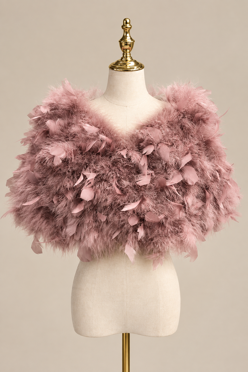 Feather Evening Shawl