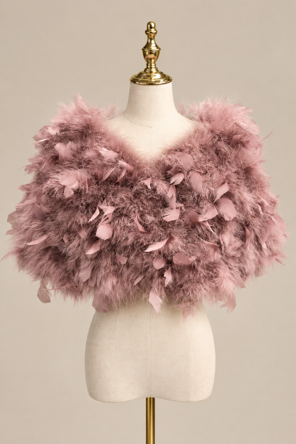 Feather Evening Shawl