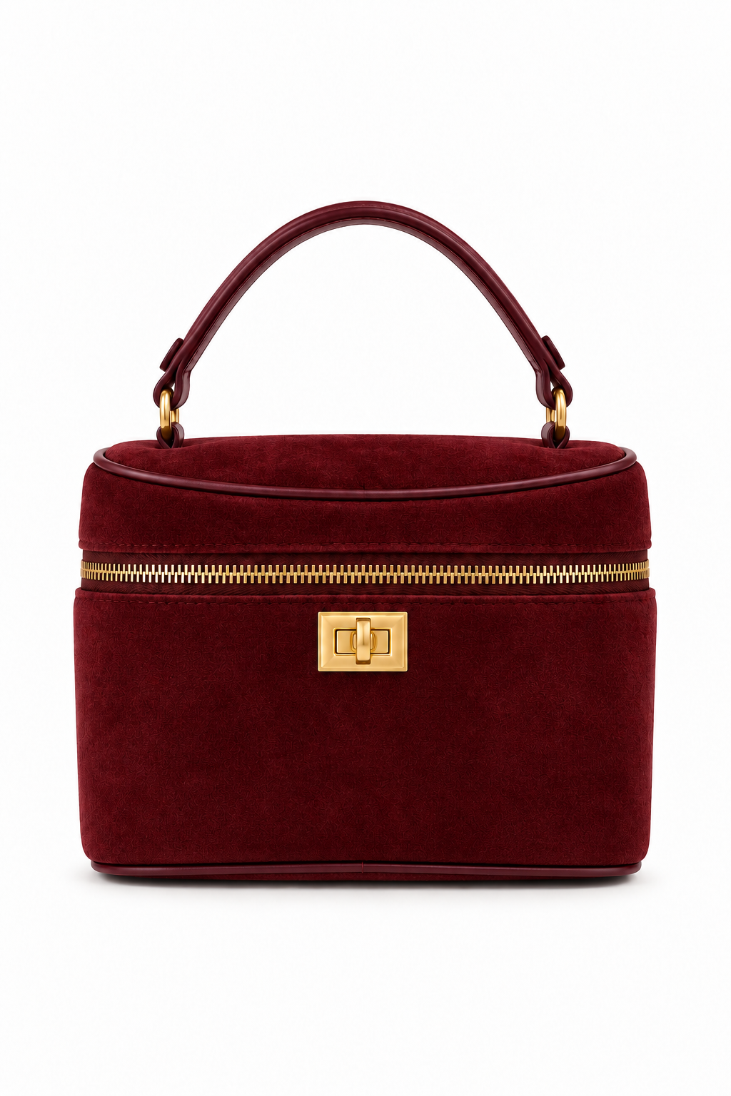 Women's Retro Suede-look PU Box Handbag
