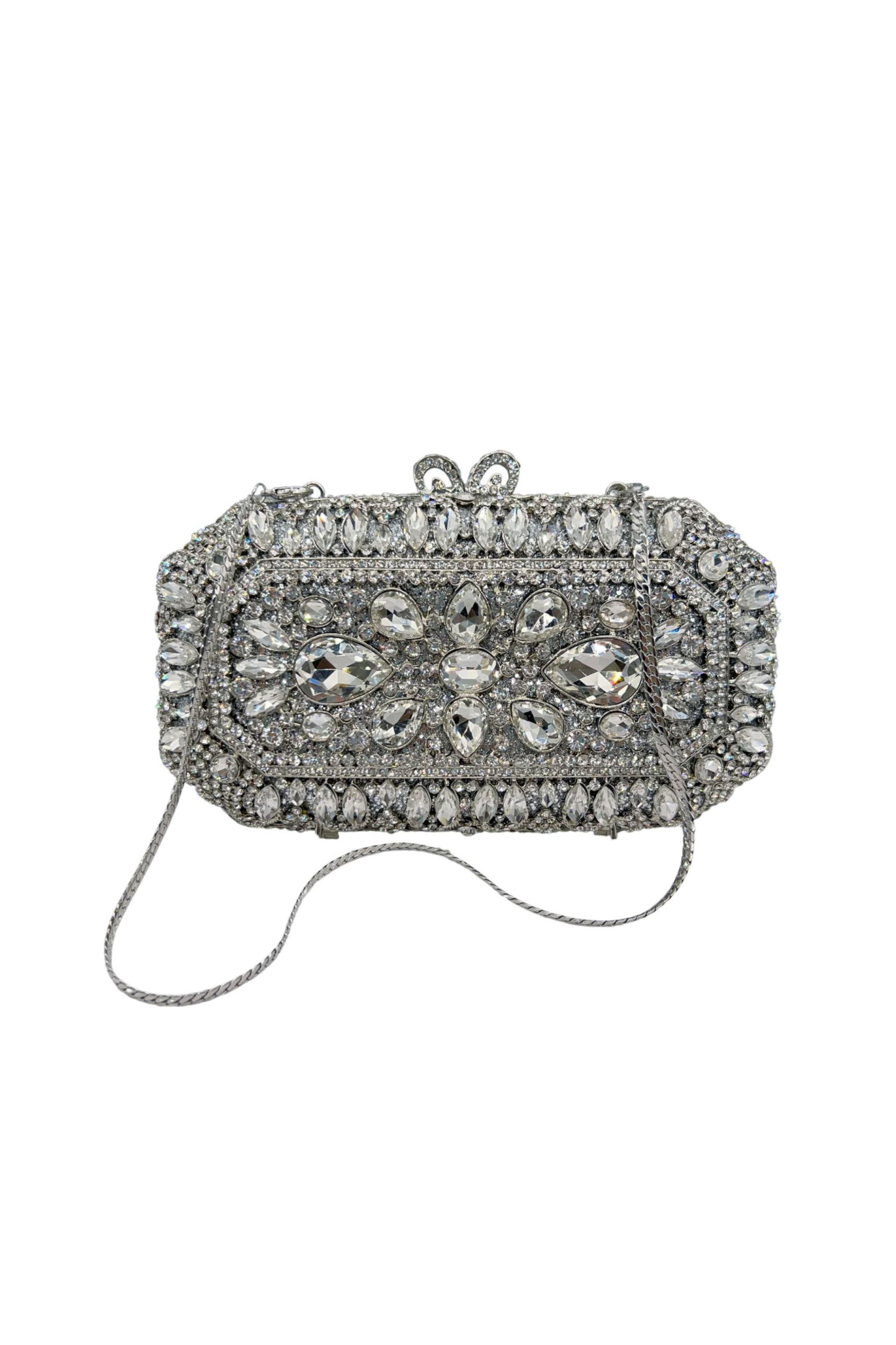 Colorful Diamond Clutch Handmade Custom Hollow Banquet Bag