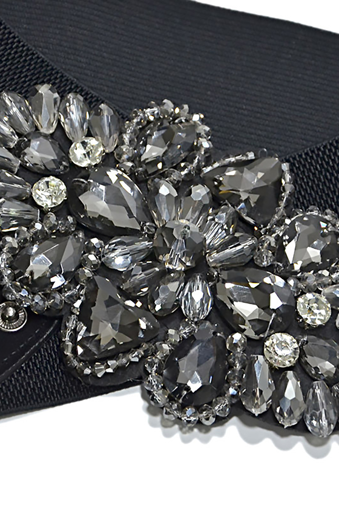 Women's Rhinestone Elastic Belt Crystal Waist Seal