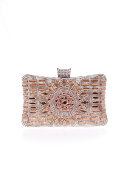 Women's Diamond Banquet Bag Chain Clutch Dress Bag