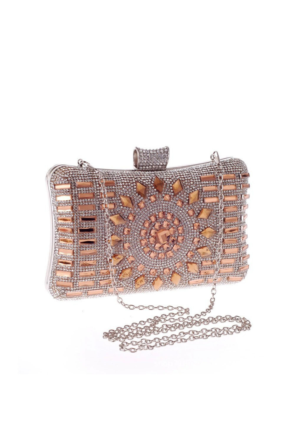 Women's Diamond Banquet Bag Chain Clutch Dress Bag
